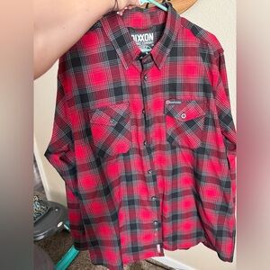DIXXON “ADAMS POLISHES” MENS FLANNEL